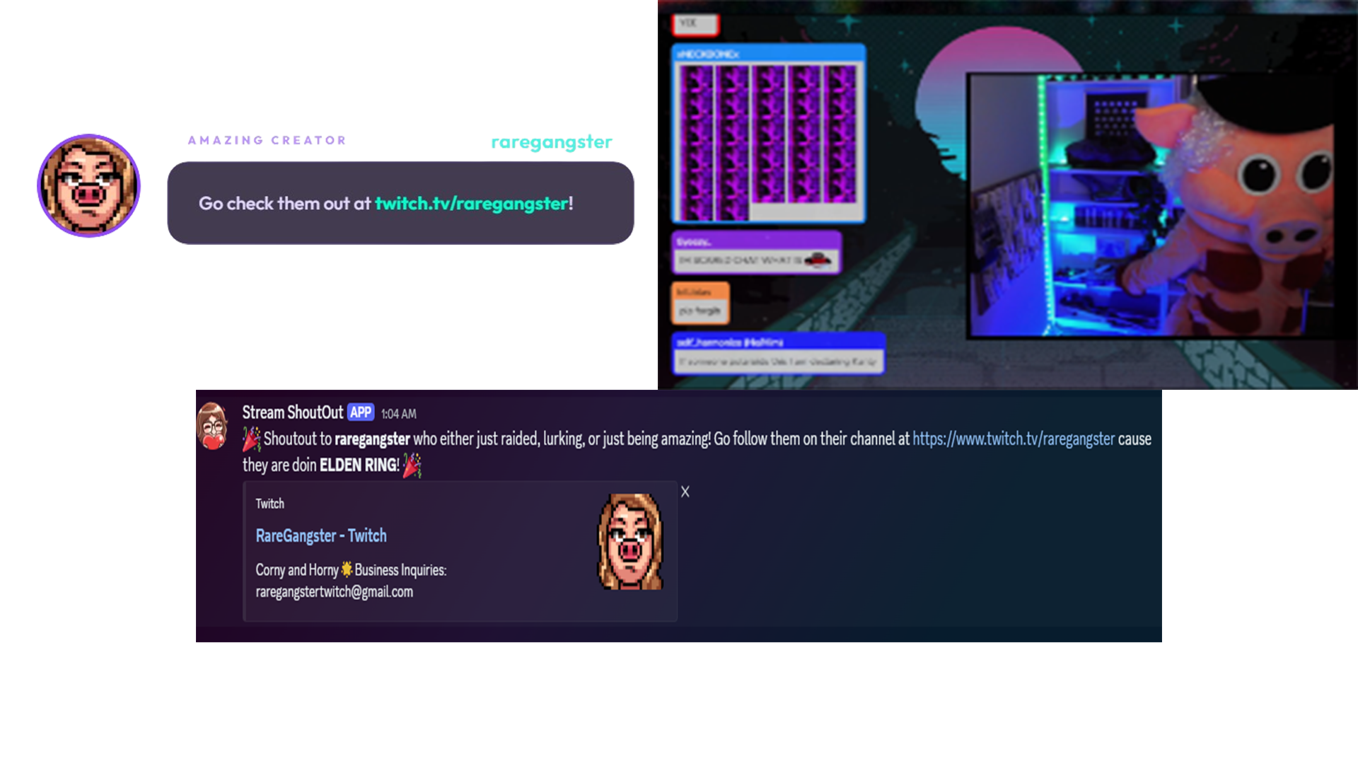 Shoutout → Clips → Discord